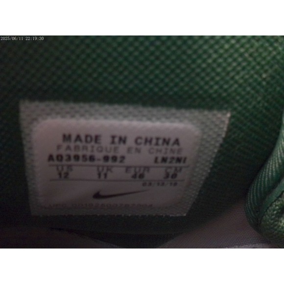 NIKE AIR FORCE 1 HIGH PREMIUM ID "NBA BOSTON CETLICS" SZ 12 RARE! [AQ3956-992]‎ - Picture 6 of 6